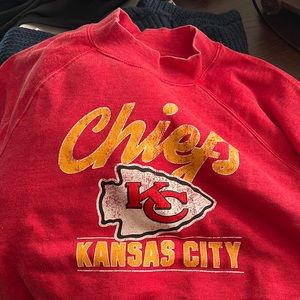 New With Tags Woman XL NFL KC Chiefs Sweatshirt XL